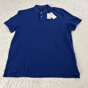 Piombo Golf Polo Shirt Mens Size XXL Blue Worlds Finest Supima Cotton